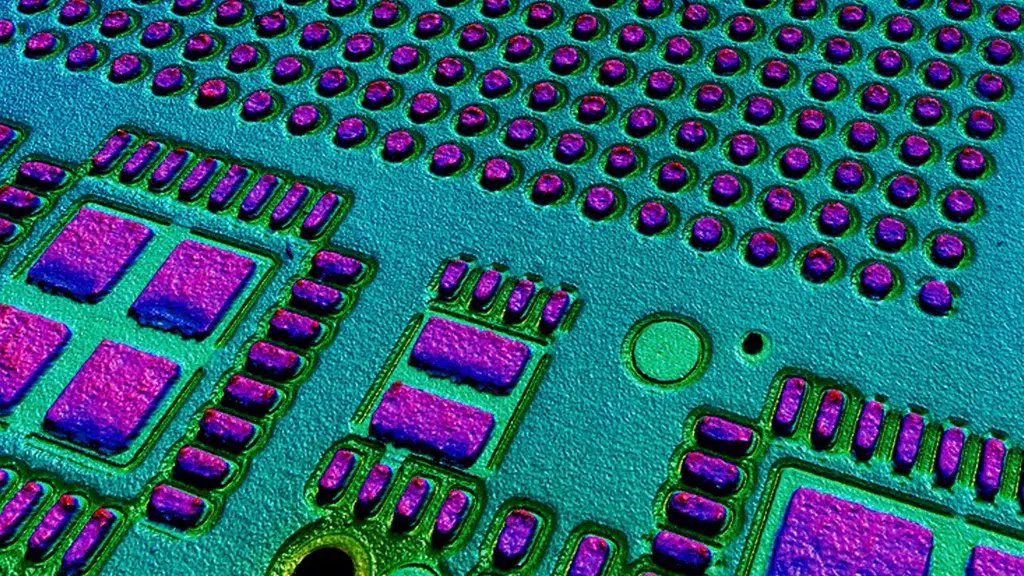 El SPI 3D se utiliza para inspeccionar las juntas de soldadura ocultas debajo de los paquetes BGA.