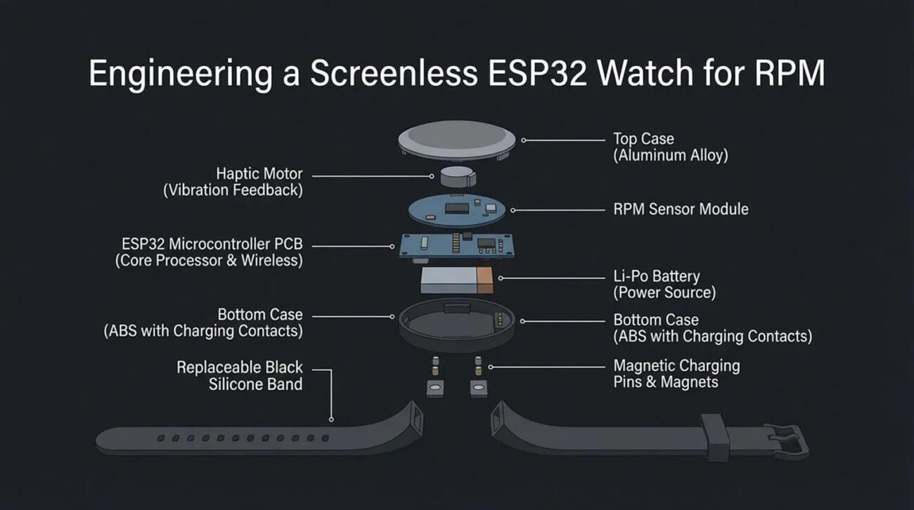 Estudio de caso sobre un dispositivo usable sin pantalla con ESP32 para monitoreo remoto de pacientes