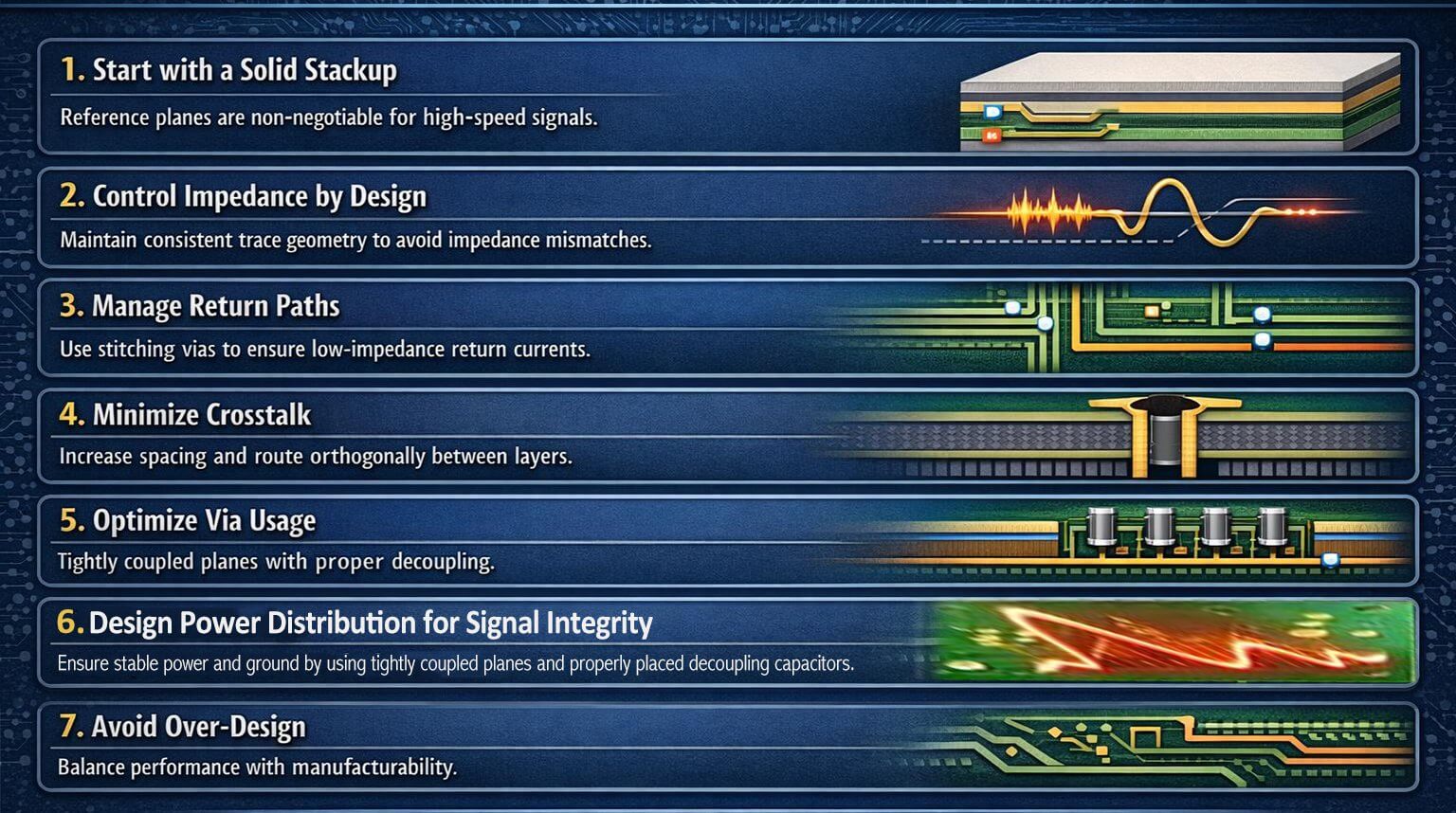 Estrategias para Reducir Problemas de Integridad de Señal en el Diseño de PCB