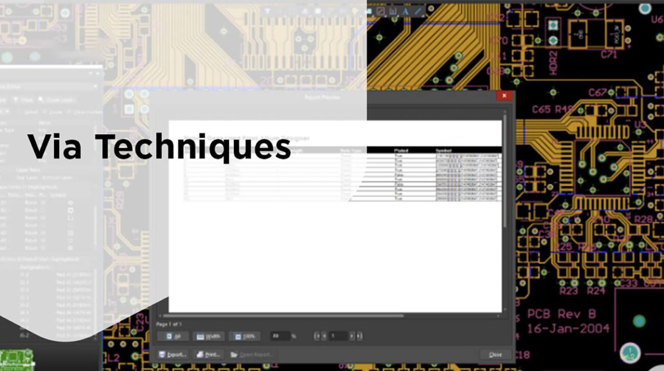Guía de Diseño de Vías de PCB