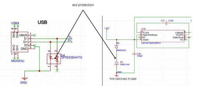 Protección ESD