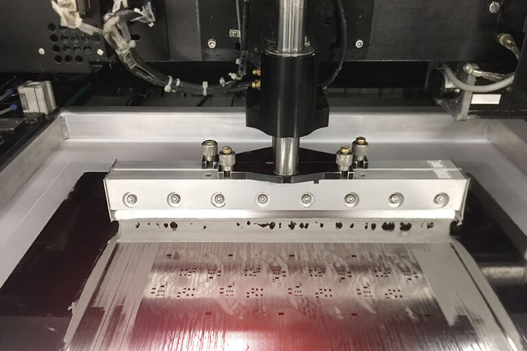 Impresión de pasta para soldar en PCB
