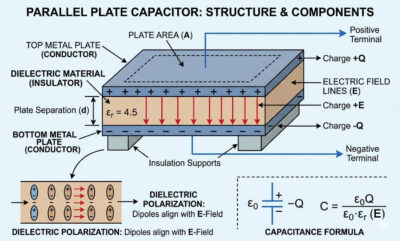 Ejemplo Estructural de un Capacitor de Placas Paralelas