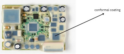 Recubrimiento conforme típico de PCB