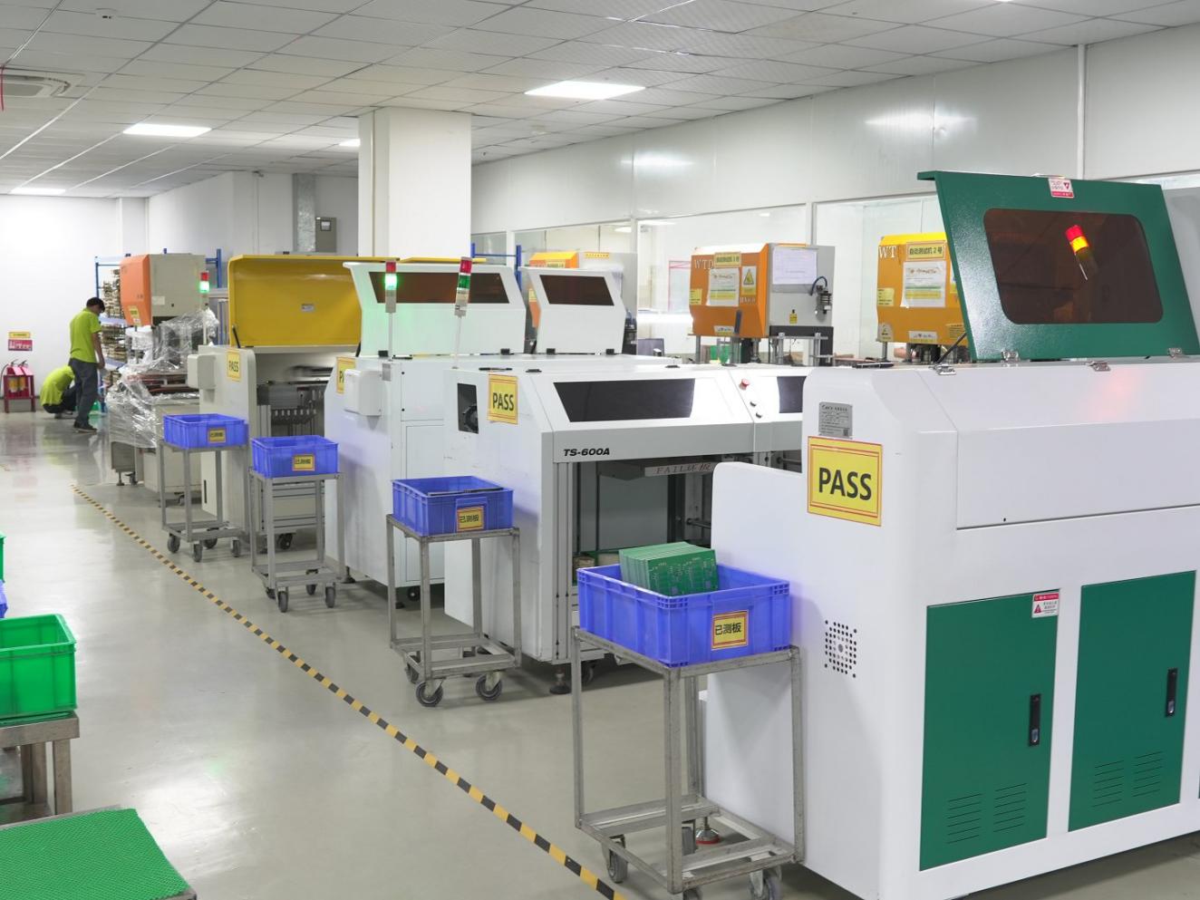 Línea de pruebas de PCB HDI