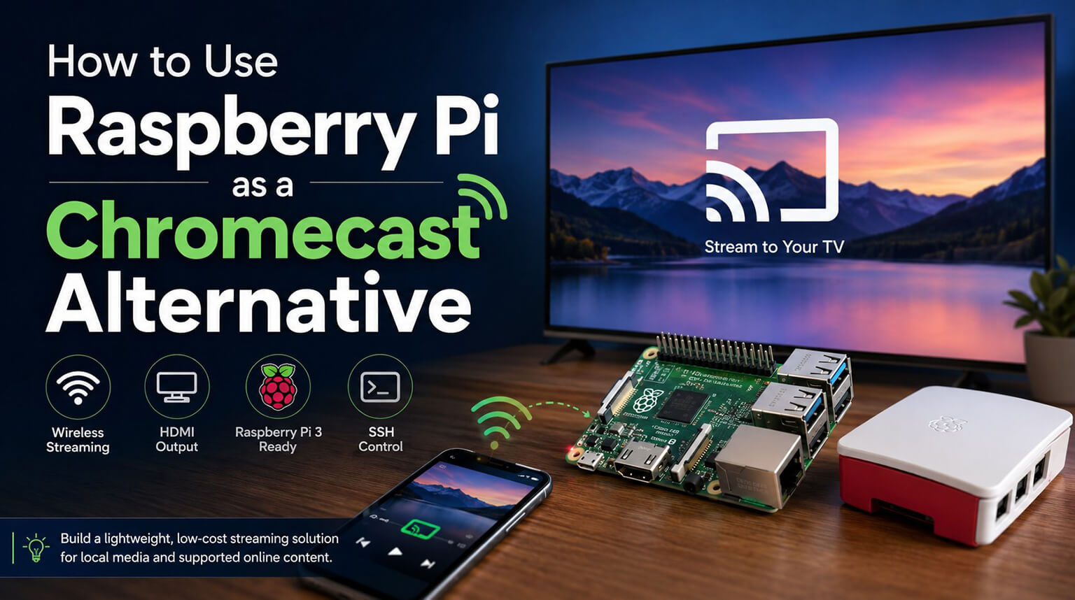 Cómo usar Raspberry Pi como una alternativa a Chromecast
