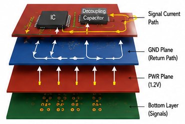 Circuito de protección de entrada y filtro EMI con diodo TVS, choque de modo común y filtro LC antes de un convertidor DC-DC