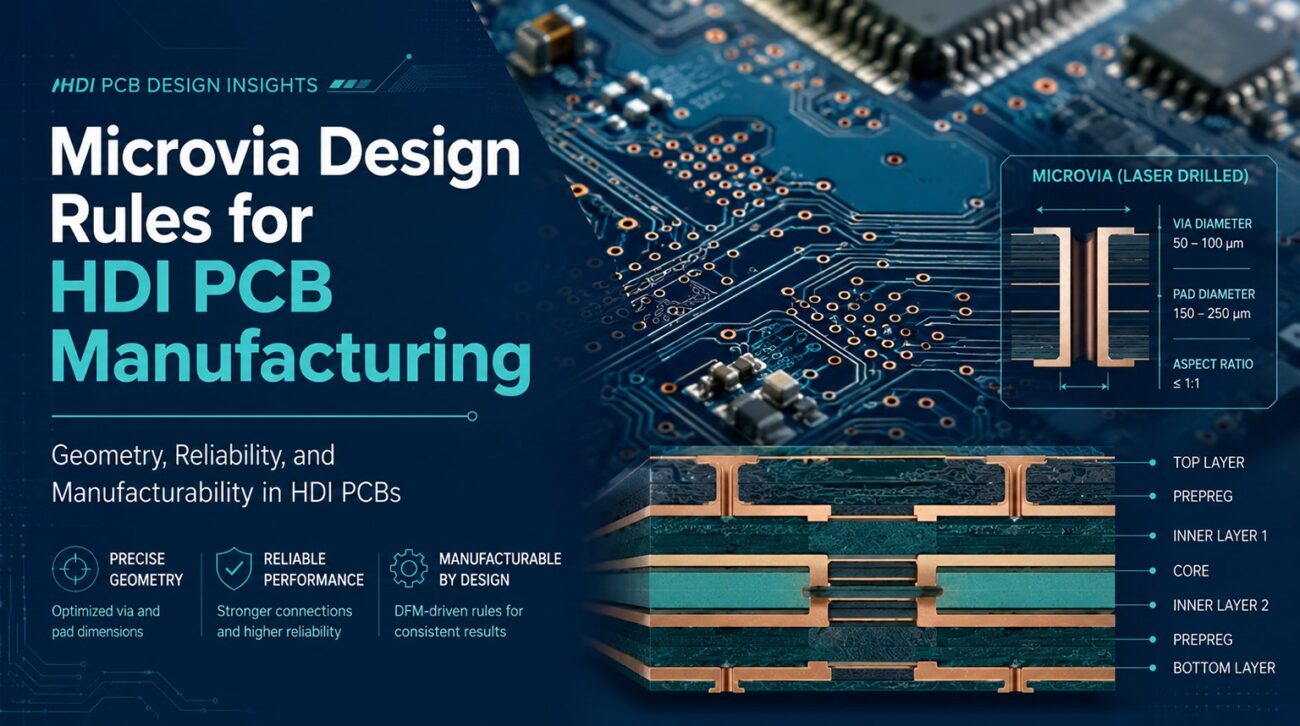 Reglas de Diseño de Microvías