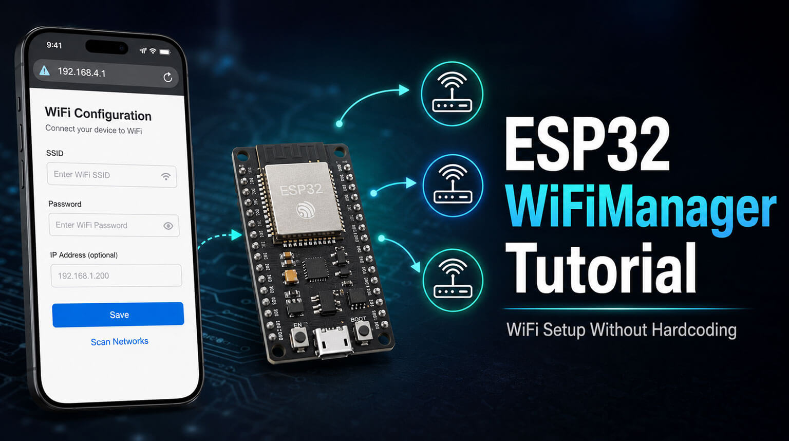 ESP32 WiFiManager Tutorial