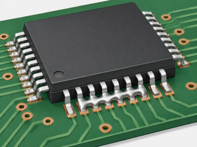 Solder bridging defect