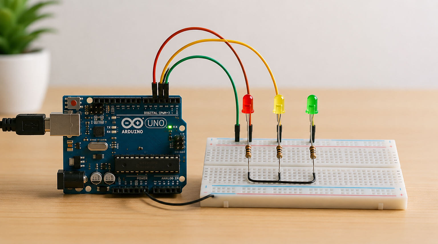 Arduino Based Traffic Light Project
